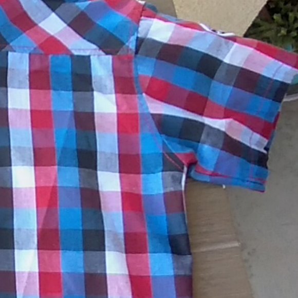 2/8 American Hero Plaid Button Up Shirt For Toddlers Size 4T - Picture 10 of 16